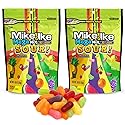 Mike and Ike Mega Mix Sour Candy, 2 Pack of Movie Theater Candy Boxes 10 OZ Each, Ideal for Your Favorite Films, Perfect Theater Box Candy for Sharing