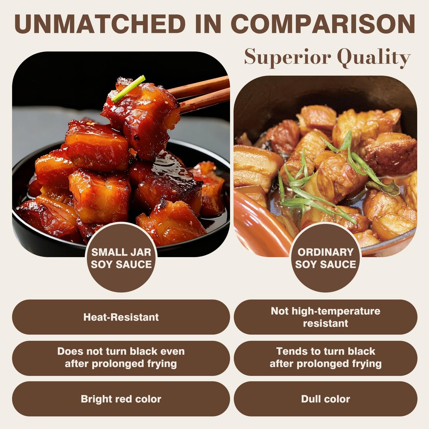 Lonppeis Premium Chinese Dark Soy Sauce 16.9 oz Each Asian Style Soy Sauce
