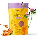 SBO Honey Sticks - 100 Count of Raw Unfiltered Non-GMO Single Serve Pure Honey Stick Packets for Tea and Snacks - Made in the USA