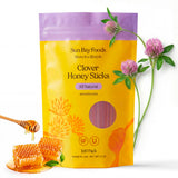 SBO Honey Sticks - 100 Count of Raw Unfiltered Non-GMO Single Serve Pure Honey Stick Packets for Tea and Snacks - Made in the USA