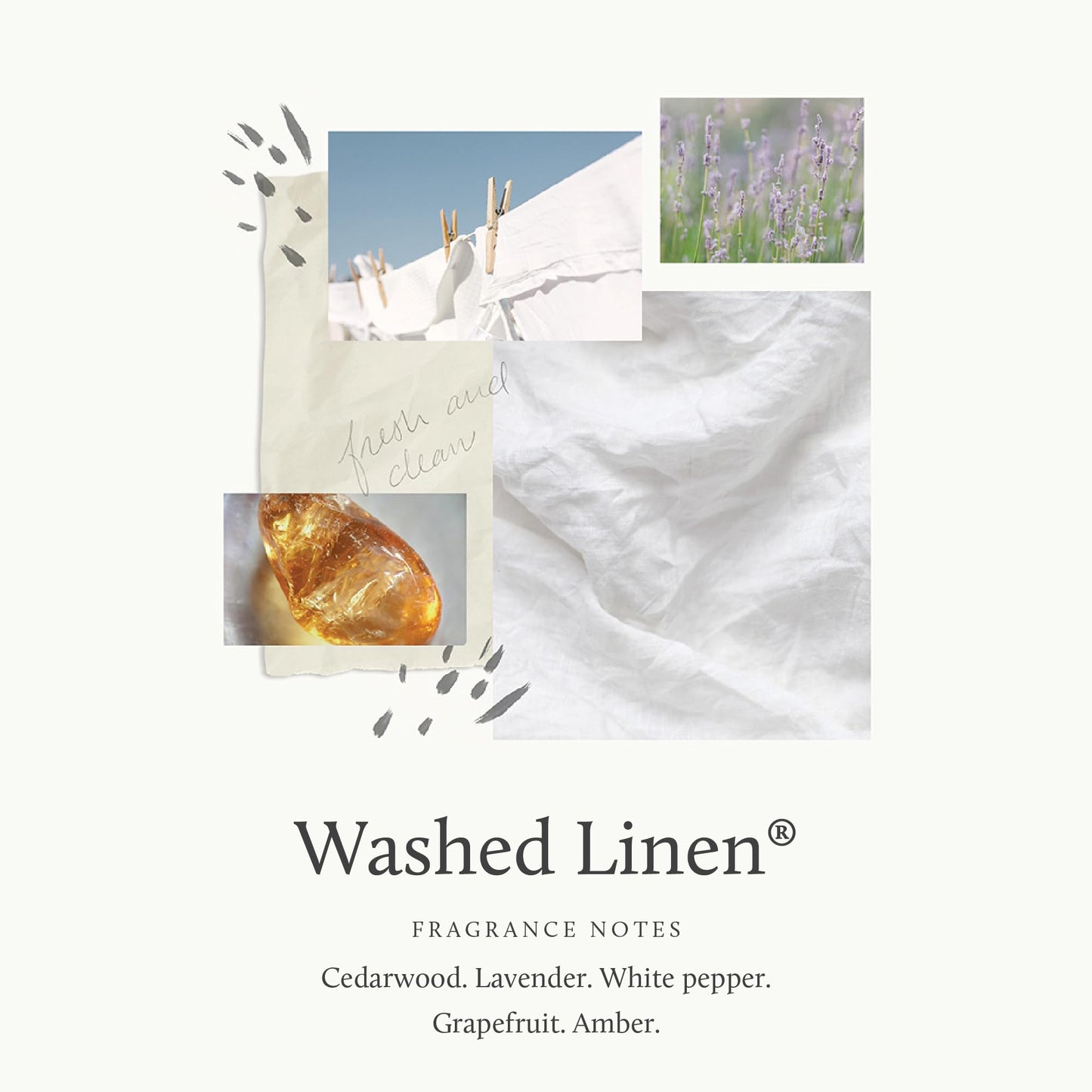 Thymes Washed Linen Laundry Fragrance Oil for Dryer - Scented Laundry Supplies (0.5 fl oz)