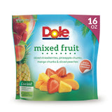 Dole Mixed Fruit, All Natural Mixed Frozen Fruit for Smoothies with Sliced Strawberries, Pineapple Chunks, Mango Chunks and Sliced Peaches, 16 Oz
