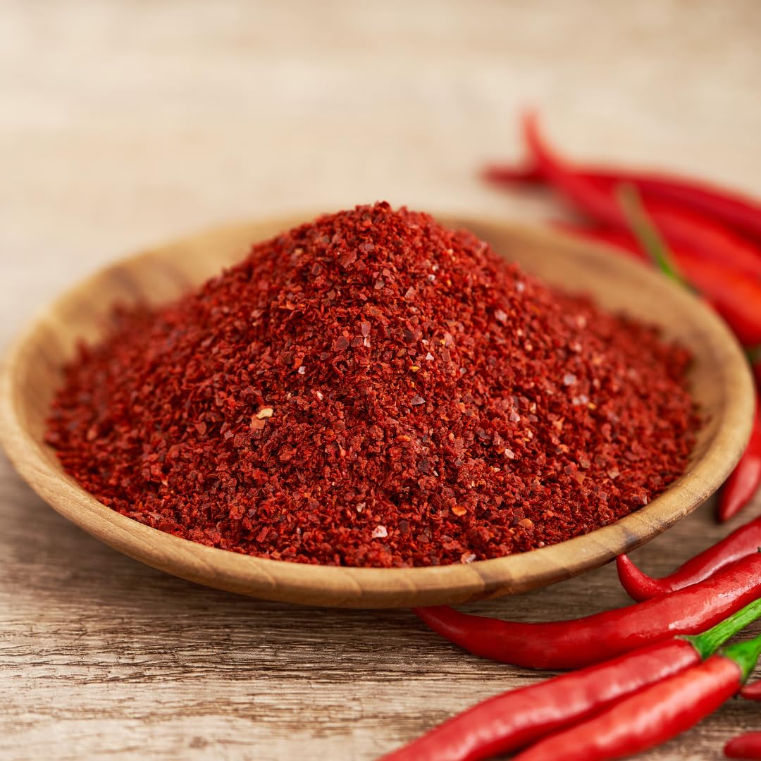 GranAroma Bird's Eye Chile Powder, Thai Chili Powder, Hot & Spicy, Flavorful (16 Ounce)