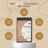 DFOLS Little Millet Whole Grain Light Earthy Flavor for Daily Cooking 0.55lb 8.82oz (250g) Premium Quality ???????