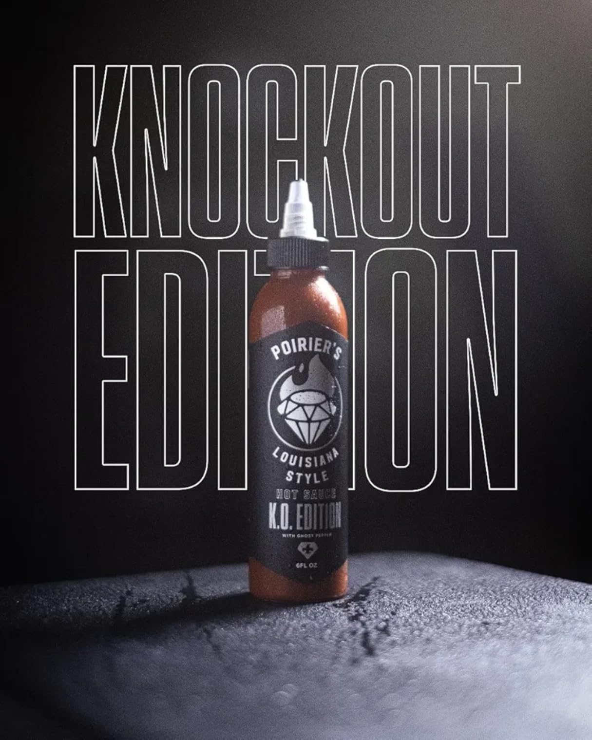 Poirier's Louisiana Style KO Edition Hot Sauce - Single Bottle