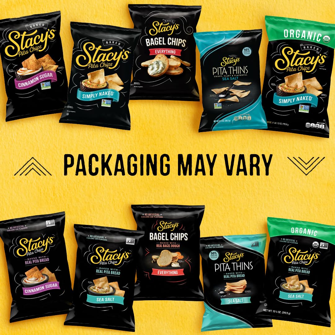 Stacy’s Pita Chips, Sea Salt, No Artificial Colors or Flavors, 7.33 Oz