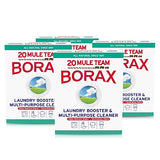 20 MULE TEAM Borax Powder, 65 Ounce, 4 Count, All Natural Laundry Booster & Multi-Purpose Household Cleaner for Kitchen and Bathroom, Stain & Odor