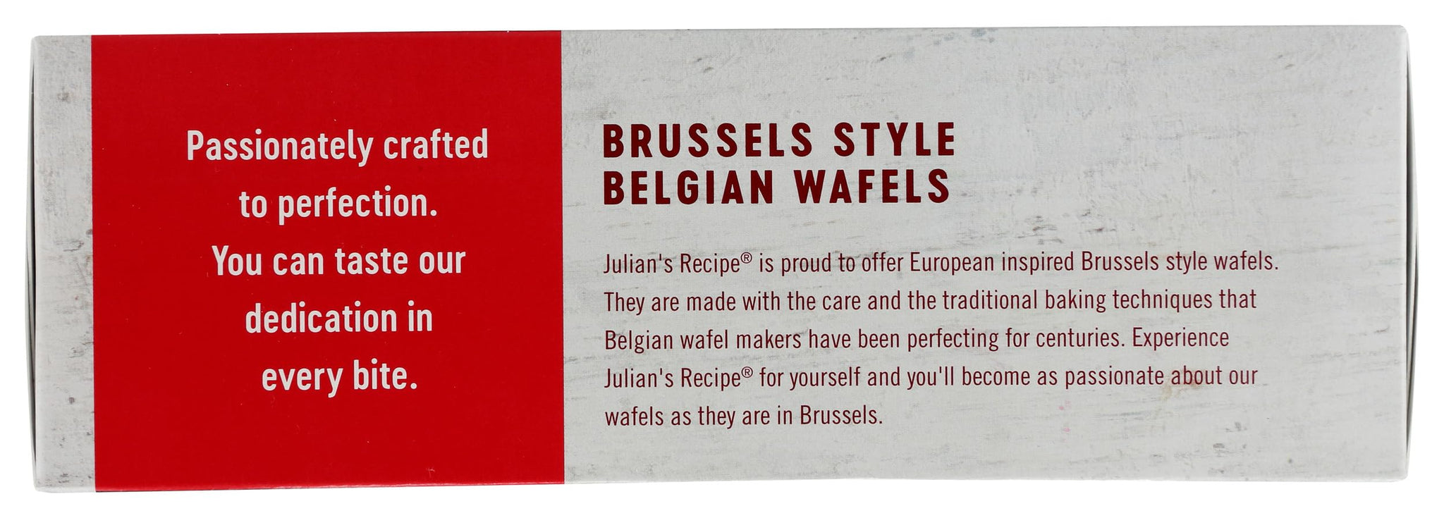 Julians Recipe, Waffles Belgian, 9.6 Ounce