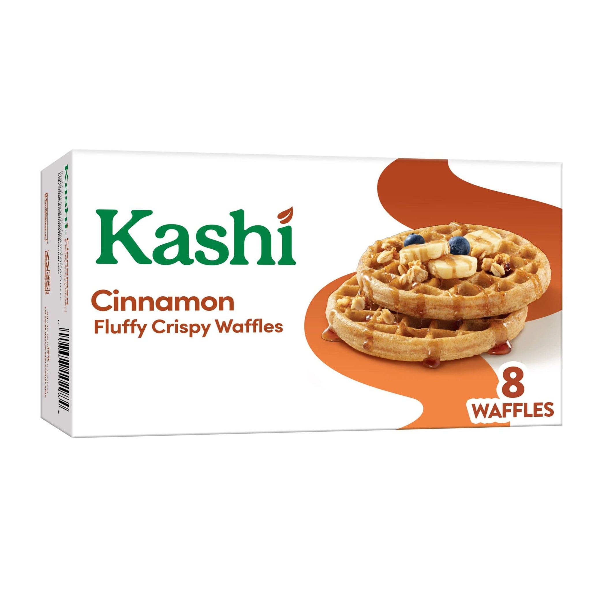 Kashi Frozen Waffles, Vegan and Gluten Free, Frozen Breakfast for Kids, Cinnamon, 10.1oz Box (8 Waffles)