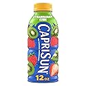 Capri Sun Strawberry Kiwi Flavored Juice Drink Blend from concentrate with other natural flavors, 12 fl oz Bottle