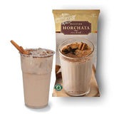 MOCAFE Horchata Mix Powder, café-crafted premium instant Mexican agua fresca, enjoy hot, iced, or frappe blended, bulk 3lb bag