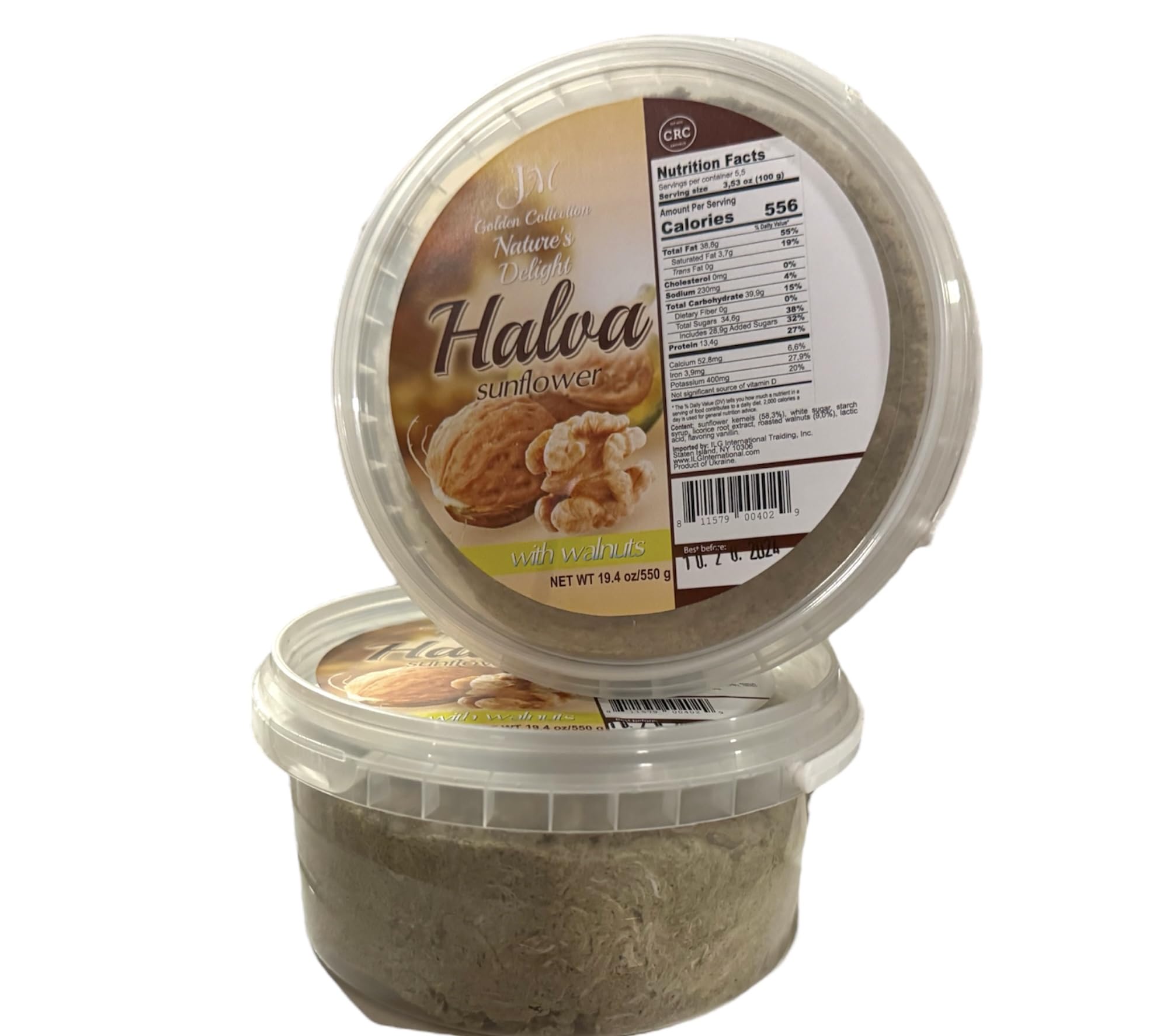 JM Golden Collection Nature's Delight Halva (Sunflower) (Walnut)