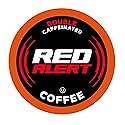 Red Alert Coffee Extra Strong Coffee Pods (Recyclable) Compatible With 2.0 Keurig K Cup Brewers, Caffeine, 40 Count (Pack of 1)