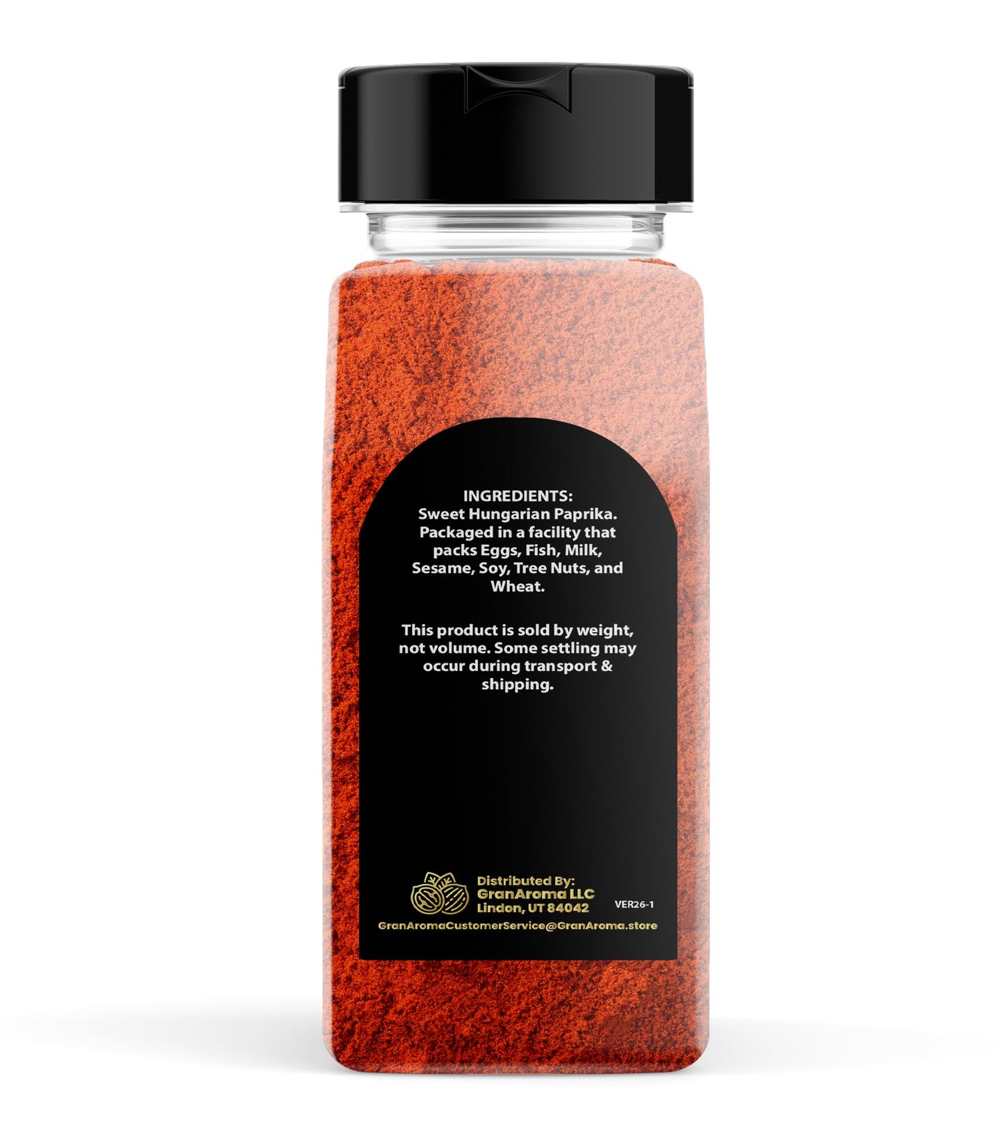 GranAroma Sweet Hungarian Paprika, 8 oz, Sweet & Savory, Authentic, Fine Powder