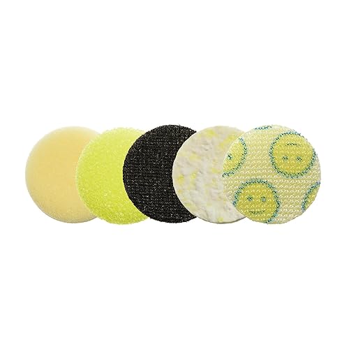 Dremel Versa 5-Pack Scrub Daddy Cleaning Sponge Pads, Variety Pack for Multi-Surface Cleaning, for use in Kitchen, Household and Bathroom - Compatible