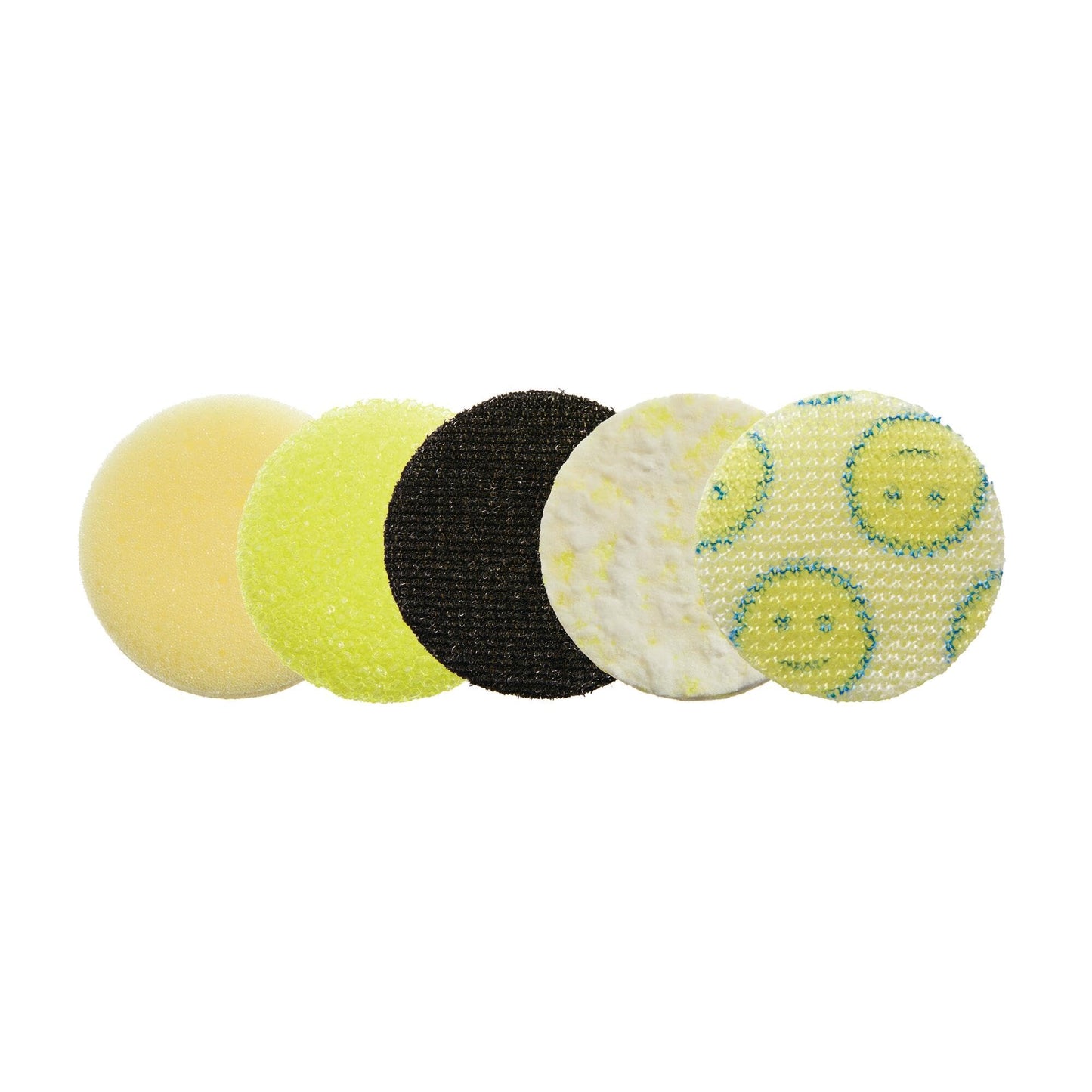 Dremel Versa 5-Pack Scrub Daddy Cleaning Sponge Pads, Variety Pack for Multi-Surface Cleaning, for use in Kitchen, Household and Bathroom - Compatible
