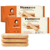 Matilde Vicenzi Vicenzovo Ladyfingers 14.10oz - Classic Italian Biscuits, Ladyfingers Cookies for Tiramisu, Kosher Dairy Cookies, Italian Bakery