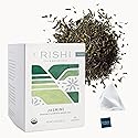 Rishi Tea Jasmine Green Tea - Organic Sachet Tea Bags, Caffeinated Scented Chinese Green Tea with Floral Aroma & Taste - 15 Count (Pack of 1)