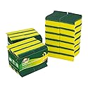 (24 Pack) Heavy Duty Scrub Sponges by SCRUBIT - Kitchen Dish, Sink and Bathroom Cleaning Scrubber Sponge - with Non-Smell Scouring Pad [New Packaging]