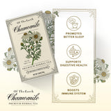 Life Plus Style Gourmet Of the Earth Chamomile Tea (Individually Wrapped, Caffeine-Free) 30-Count