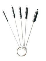 Green Piece® Glass Cleaner 3 Bottles (Made in USA) -16 oz and 5 Piece Mini Metal Nylon Tube Piece Cleaner Brush Set with Keychain Ring Combo