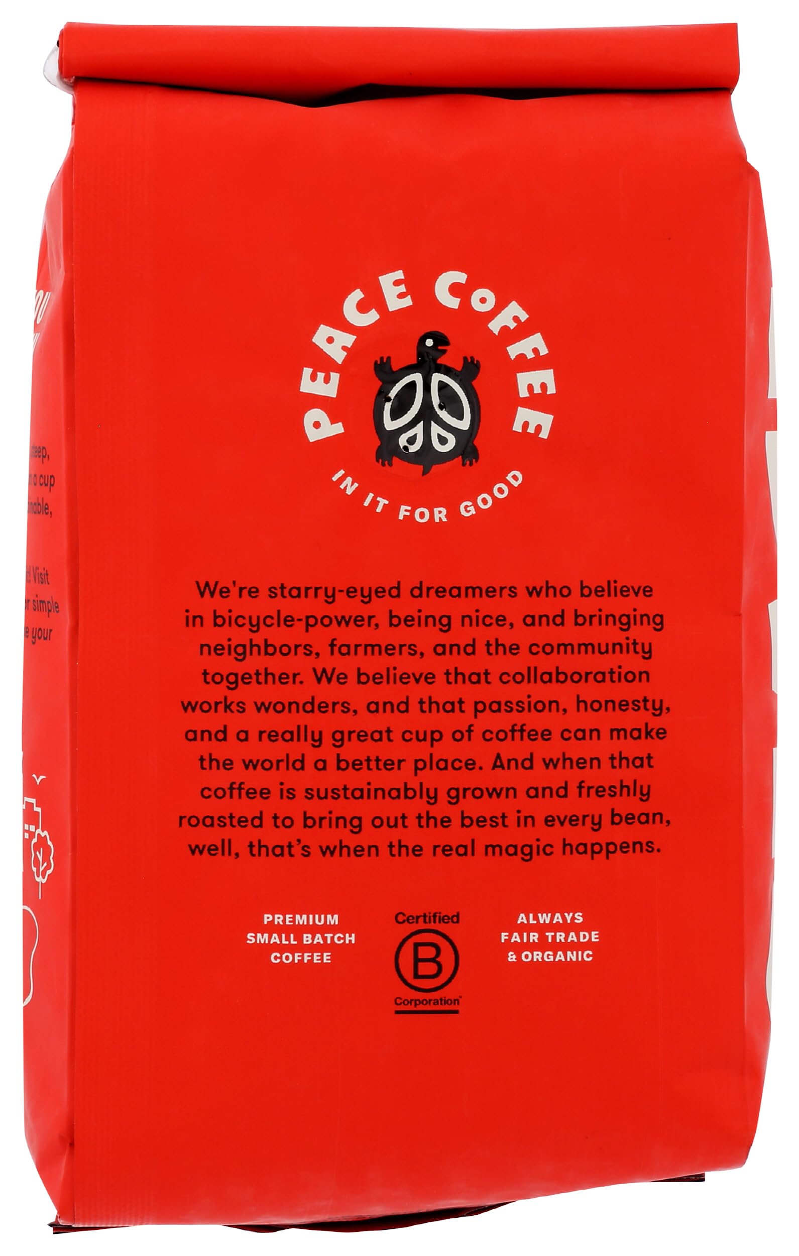 Peace Coffee, Guatemala Organic Whole Bean, 12 Ounce