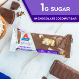 Atkins Endulge Chocolate Coconut Bar, Dessert Favorite, High in Fiber, 1g Sugar, 5 Count