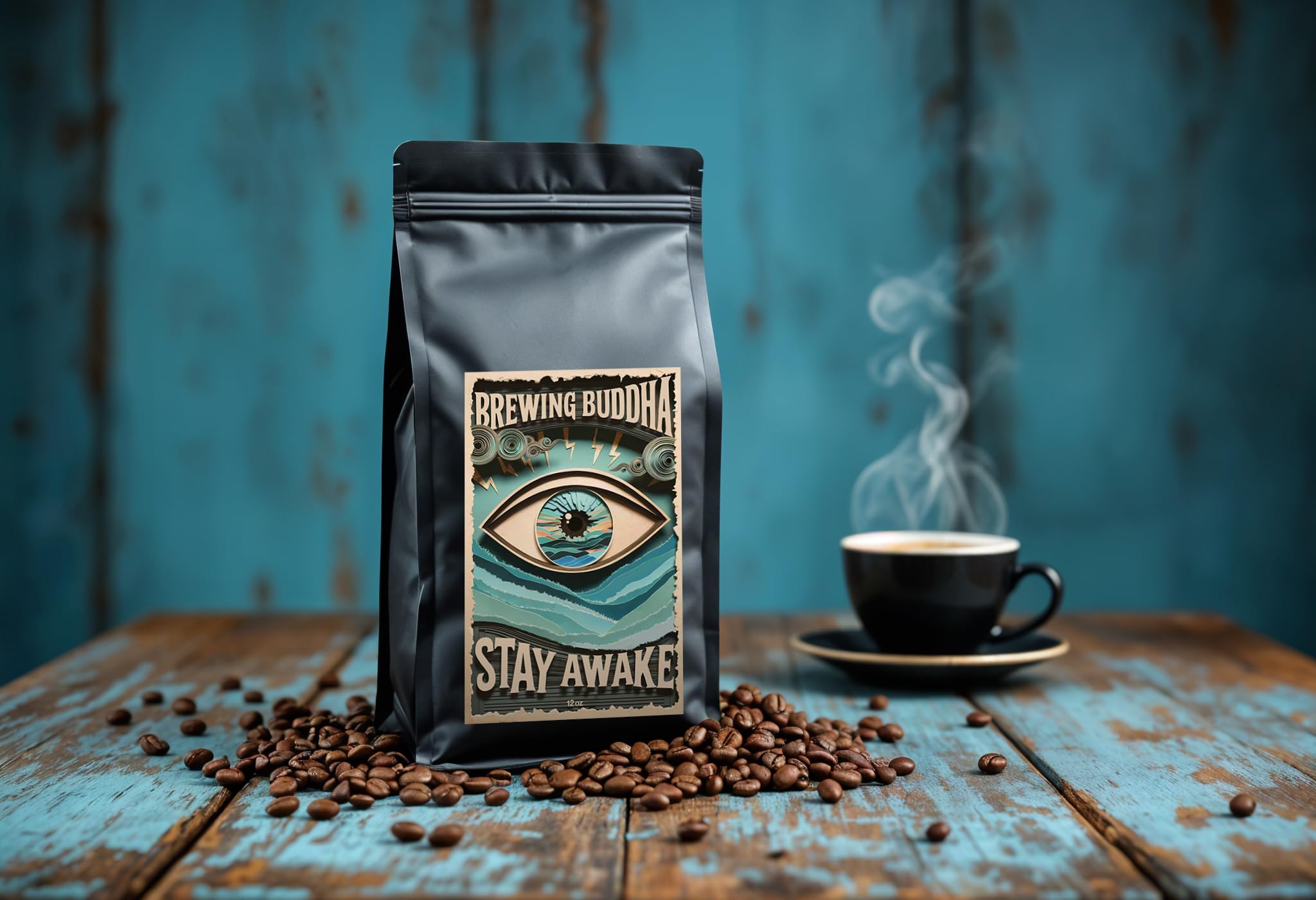 Brewing Buddha Cafe & Arthouse, Stay Awake House Blend Whole bean coffee