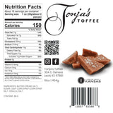 Tonja's Toffee Milk Chocolate Almond Toffee 4oz, 8oz, 16oz | Handcrafted | Small-Batch | Gluten-Free | Dye-Free | Made in USA | Family Owned