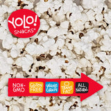 YOLO! Snacks - Gourmet White Virtually Hulless Popcorn Kernels - Small Kernels - Non-GMO - 14oz (3 Pack)
