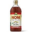 Virgin Noni Juice - 100% Pure Hawaiian Noni Juice - 32oz Glass Bottle