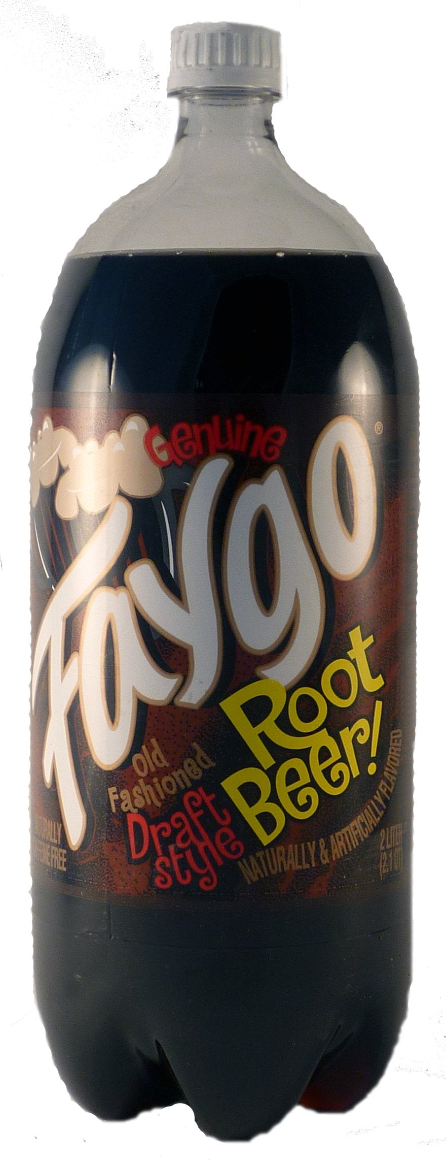 Faygo Root Beer Genuine Old Fashioned Draft Style Carbonated Soda 2 Liter Bottle