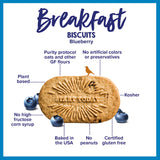 Goodie Girl, Blueberry Breakfast Biscuits - Gluten Free, Peanut Free, Vegan, Kosher - Includes 4 Boxes, 16 Packs Total