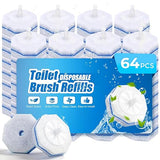 64 Count Toilet Wand Refills for Clorox Toilet Wand,5X Cleaning Power, Extra Thick, Fresh Fragrance,Compatible with Most Toilet Brushes