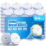 64 Count Toilet Wand Refills for Clorox Toilet Wand,5X Cleaning Power, Extra Thick, Fresh Fragrance,Compatible with Most Toilet Brushes