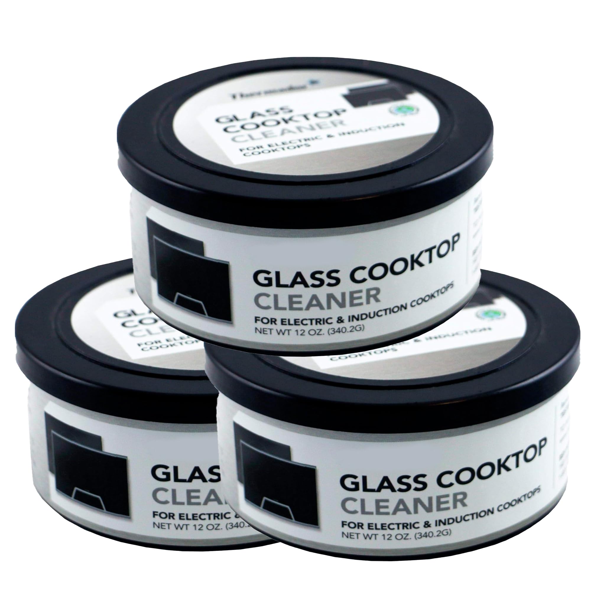 US-based supplier - OEM 12010031 Glass Cooktop Cleaner fits for Electric & Induction Bosch Thermador Cooktops - Cooktop Cleaning Cream - Removes
