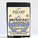 Peont Breakfast Blend Single Estate Black Tea, 100g, Rich Mellow Assam Darjeeling Mix, Gentle Malt & Chocolate Notes
