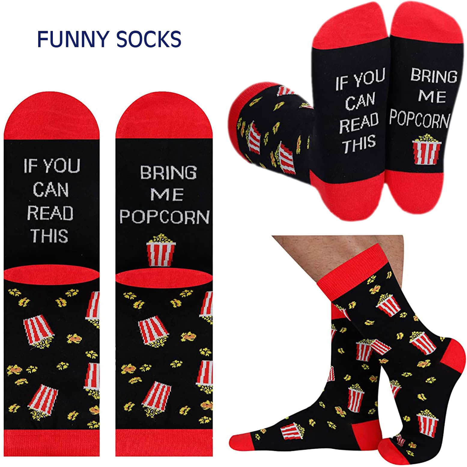 POPCORN LOVER Movie night Gift Basket care package - for family or Birthday gift snack variety or Popcorn seasoning, w/Hot Air Popcorn maker & Funny