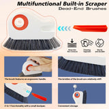 2 in 1 Groove Cleaning Brush, Easy to Store Window Track Cleaning Tools, Multifunction Window Track Cleaner, Track Cleaning Tools Suitable for Sliding