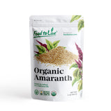 Food to Live Organic Amaranth Grain, 1 Pound - Non-GMO, 100% Whole Grain, Kosher, Vegan, Bulk Seeds