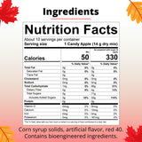 Concord Foods Candy Apple Kit (3 Pack) - Classic Red Apples for Family Treats, Carnivals, Fairs, and Fundraisers - Includes Candy Apple Mix and 10