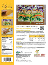 Mango Chipotle Sandwich Wraps (Two-Pack) - Gluten-Free, Vegan, Low-Carb Wraps with Sweet & Smoky Flavor - Non-GMO, Plant-Based, Paleo Tortilla
