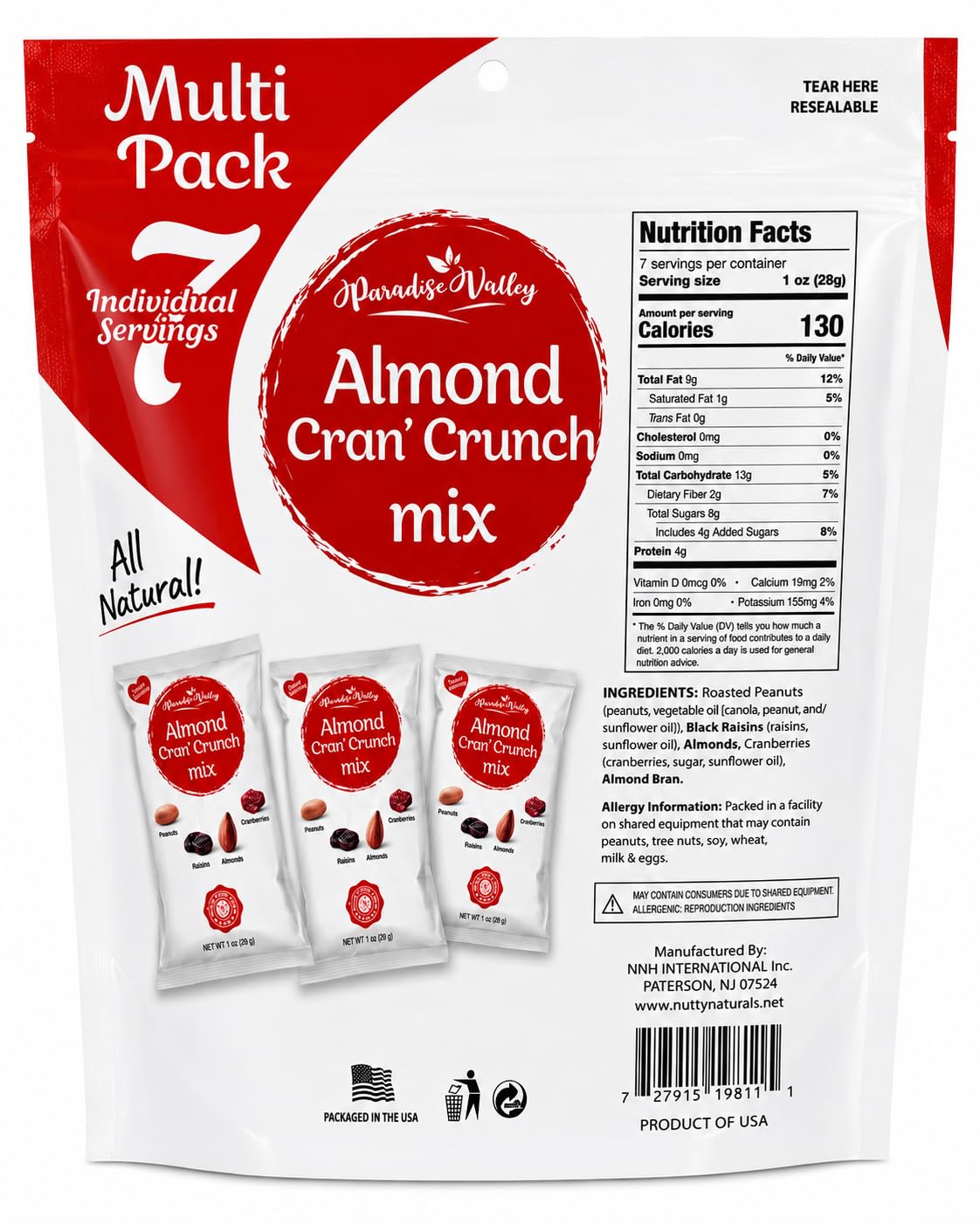 Paradise Valley Almond Cran Crunch Mix