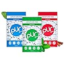 PUR Gum | Aspartame Free Chewing Gum | 100% Xylitol | Natural Flavored Gum, Variety Pack, 55 Pieces (Pack of 3)