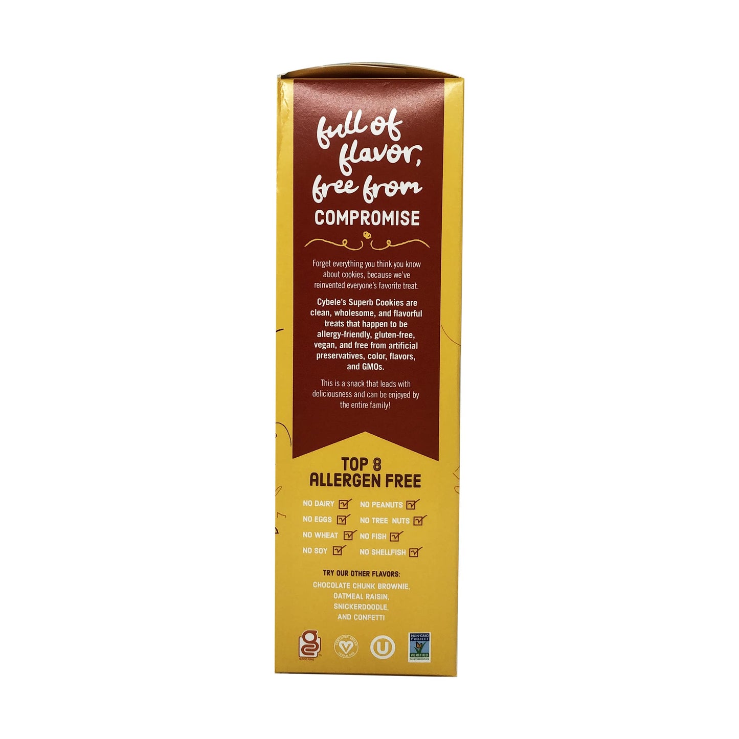 FREE TO EAT CYBELES COOKIE CHOC CHIP, (108504000400), Chocolate Chip, 6 Oz