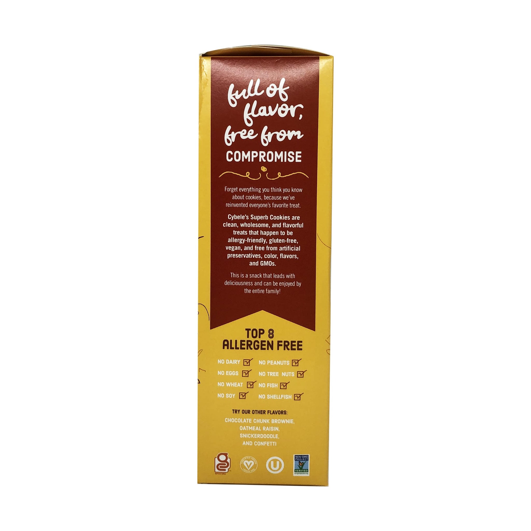 FREE TO EAT CYBELES COOKIE CHOC CHIP, (108504000400), Chocolate Chip, 6 Oz