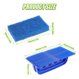 EPLZON 5 Pack Electric Cleaning Brush Pad Kitchen Bathroom Household Cleaning Pad Swimming Pool Wall Cleaning Brush Heavy Duty Griddle Scrubber