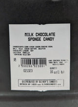 Oliver's Sponge Candy - Milk Chocolate, 1 pound