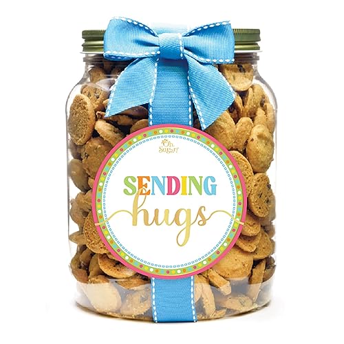 Nam's Bits Chocolate Chip Cookies - Sending Hugs Half Gallon Jar - CBSH