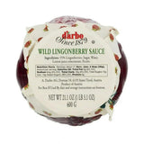 D'arbo Wild Lingonberry Sauce - Premium Fruit Spread, 21.1 oz Jars (600g) - Authentic Austrian Recipe, Ideal for Meats, Cheeses & Desserts | Pack of 3